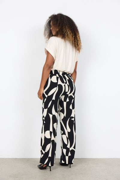 Abstract Print Pants