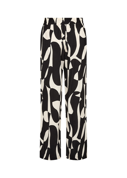 Abstract Print Pants