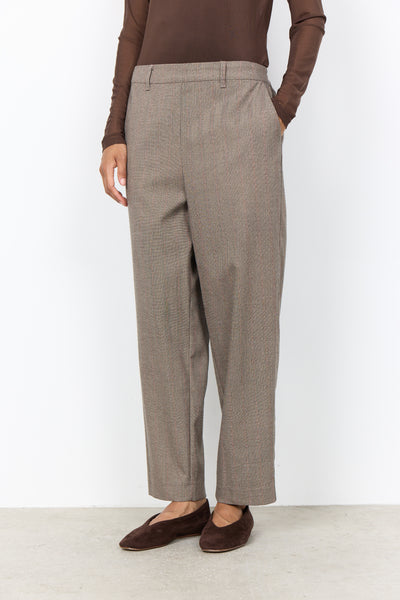 Textured Print Pants