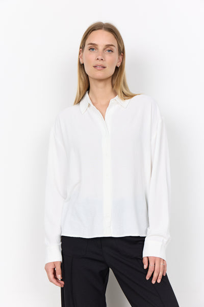 Long Sleeve Button Front Blouse