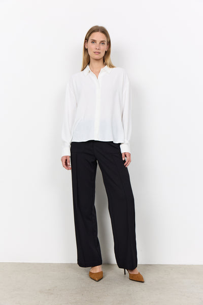 Long Sleeve Button Front Blouse