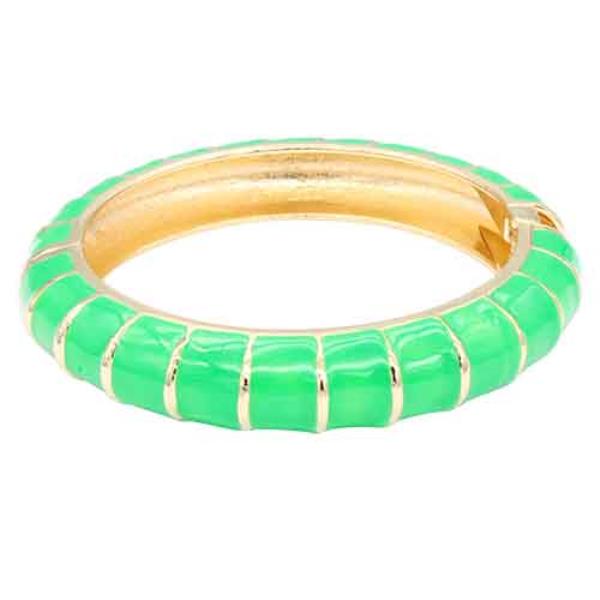 Color Metal Bangle Bracelet