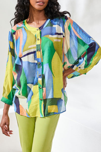 Flowy Dolman Sleeve Blouse