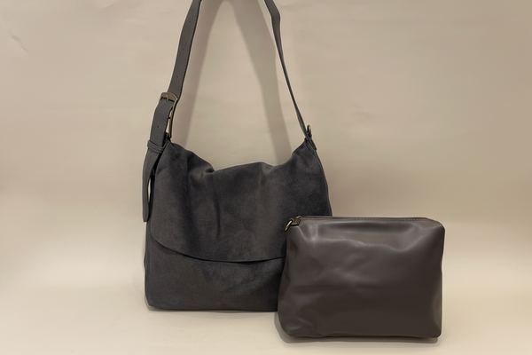 2 For 1 Ultra Suede Handbag