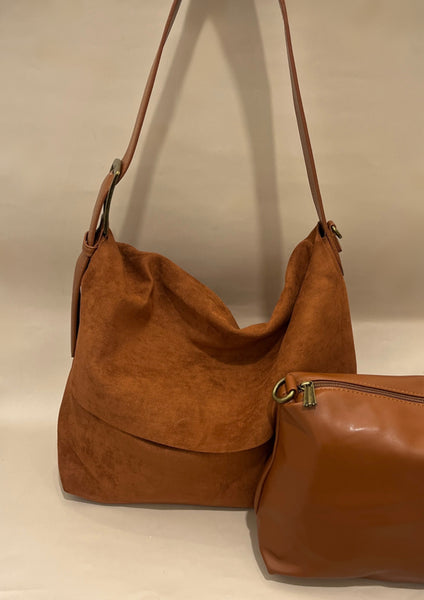 2 For 1 Ultra Suede Handbag