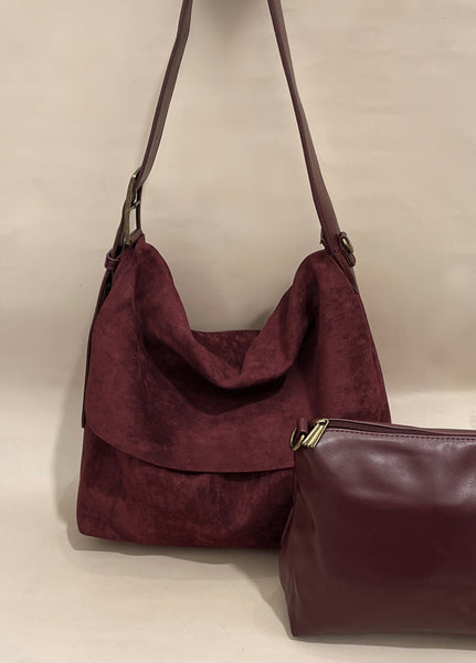 2 For 1 Ultra Suede Handbag