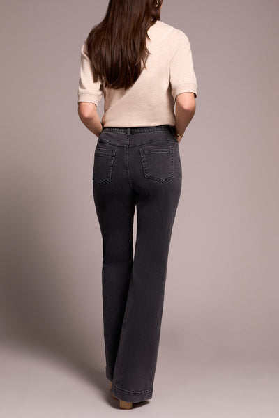 Audrey Pull-On Flare Jeans