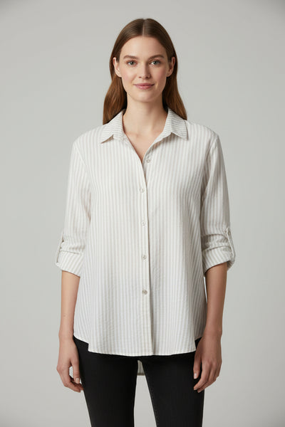 Stripe Cotton Shirt
