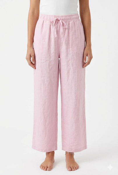 Pull-On Linen Pants