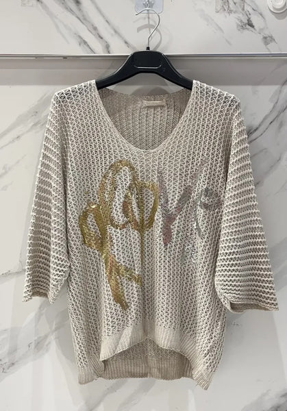Loose Knit Sweater - Italian