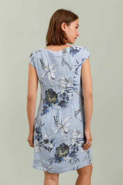Floral Linen Dress