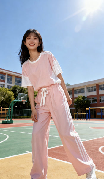 Short Sleeve 2 Tone Top