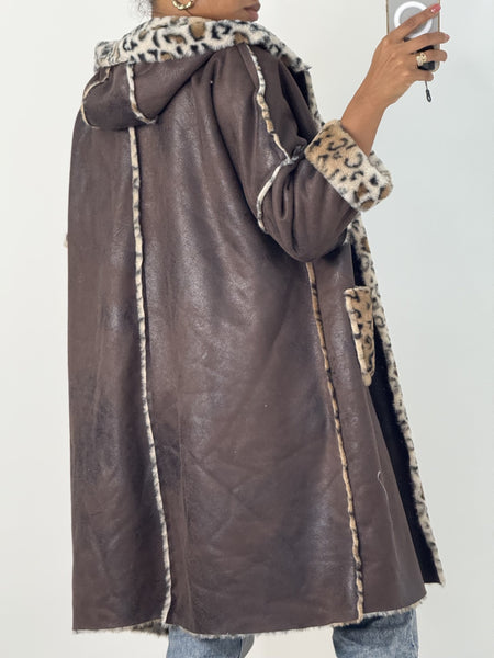 Reversible Shearling Coat