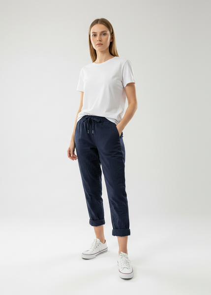 Draw String Waist Pants- Italian