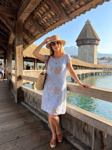 Floral Linen Dress