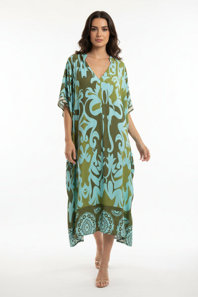 Long Print Dress