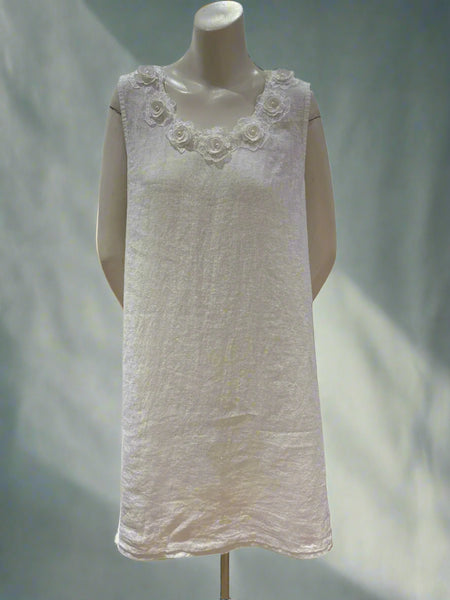 Sleeveless Linen Dress