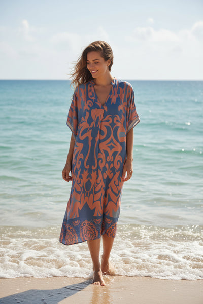Long Print Dress
