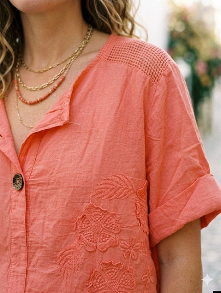 Short Sleeve Cotton Top