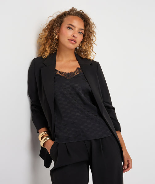 Open Front Blazer
