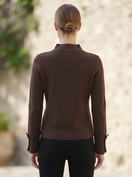 Military Style Zipper Front Jacket