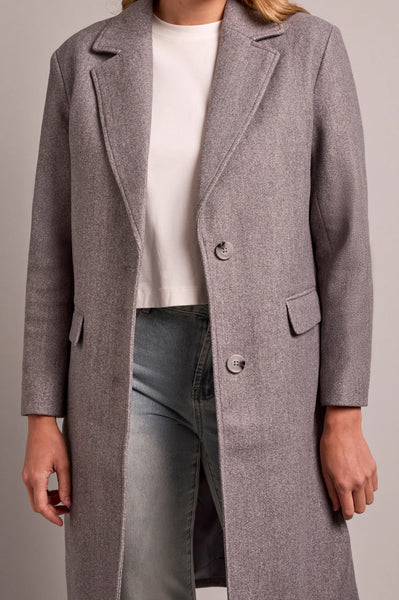 3/4 Coat With Fooler Hoodie