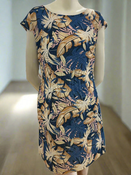 Print Linen/Cotton Dress