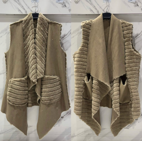 Reversible Fur Vest - Italian