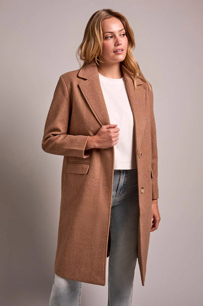 3/4 Coat With Fooler Hoodie