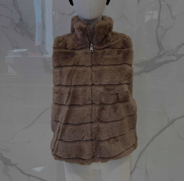 Faux Fur Short Vest