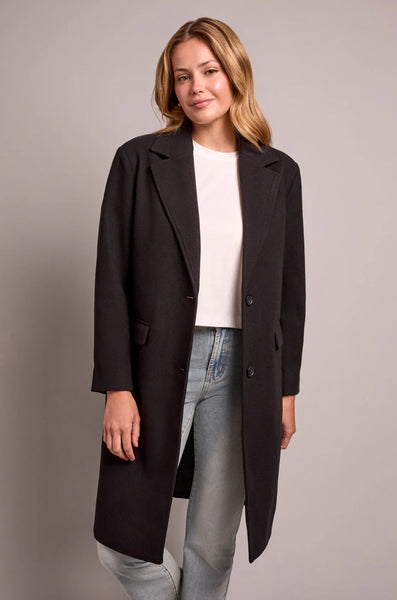 3/4 Coat With Fooler Hoodie