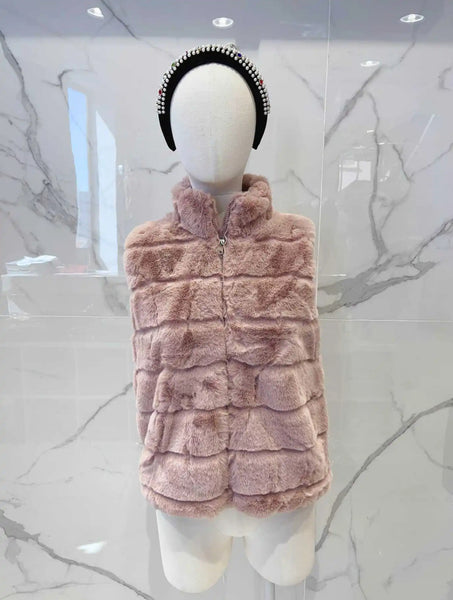 Faux Fur Short Vest