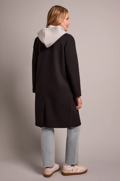 3/4 Coat With Fooler Hoodie