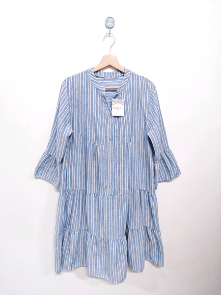 Bell Sleeve Stripe Dress