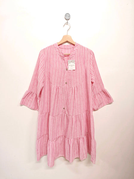 Bell Sleeve Stripe Dress