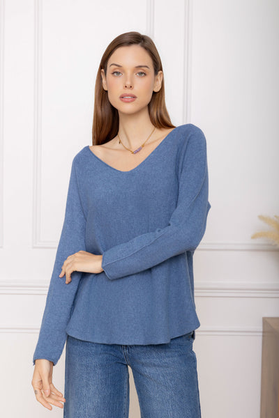 Long Sleeve V-Neck Sweater