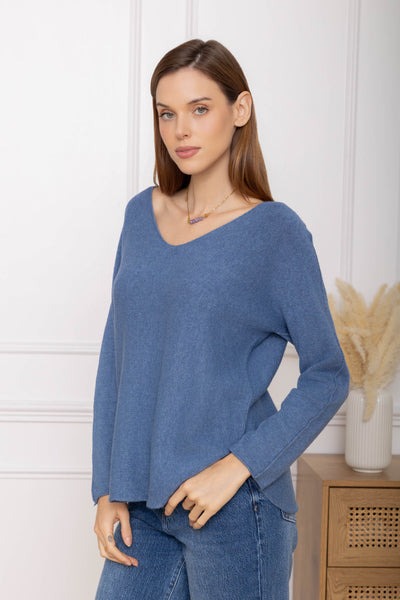 Long Sleeve V-Neck Sweater