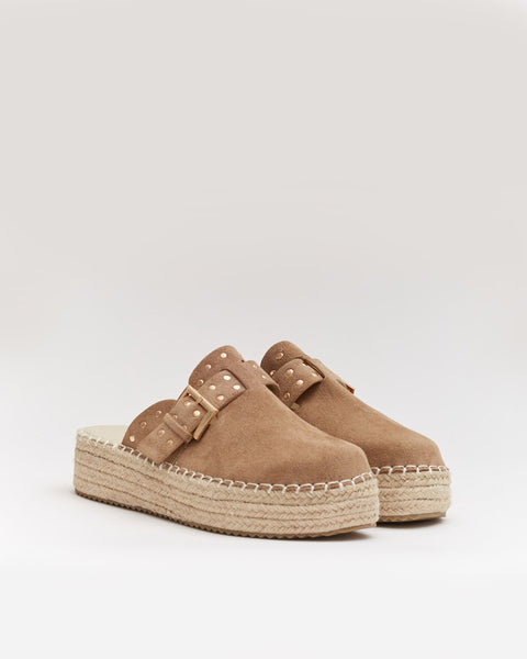 Buckle Detail Wedge Sandal