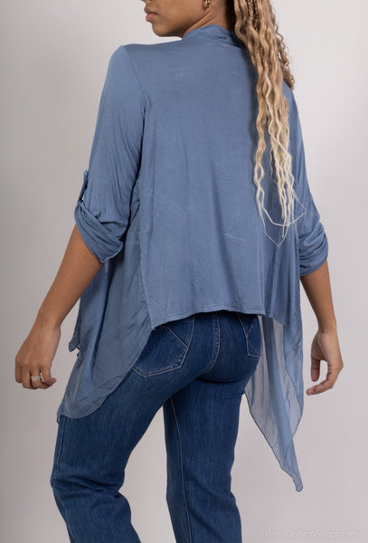 Crop Silk Cardigan - Italian