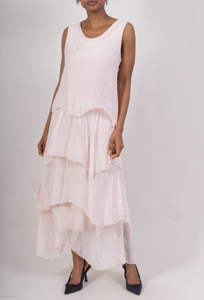 Long Layered Silk Dress - Italian