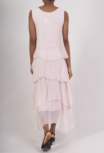 Long Layered Silk Dress - Italian