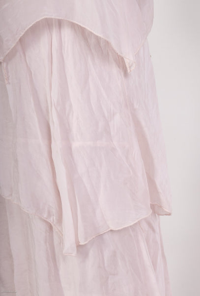 Long Layered Silk Dress - Italian