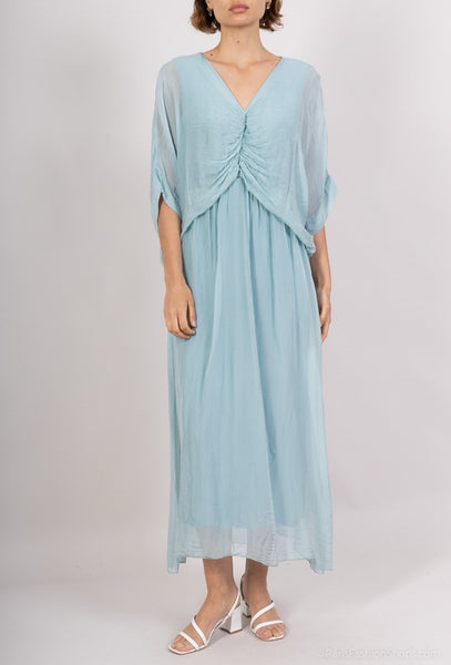 Detail Silk Dress - Italian