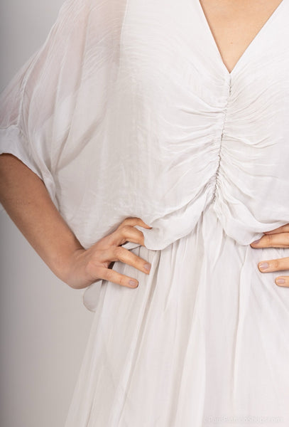 Detail Silk Dress - Italian