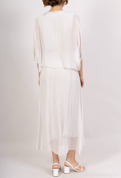 Detail Silk Dress - Italian