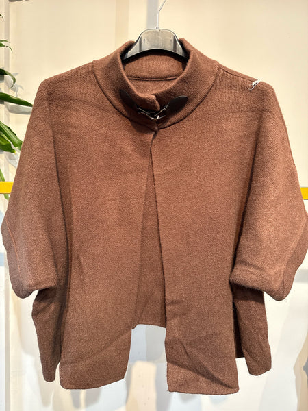 Buckled Crop Cardigan