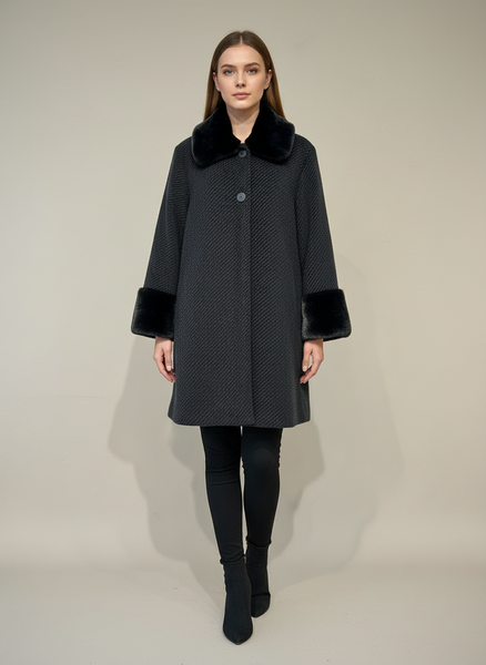 Fur Trim Coat