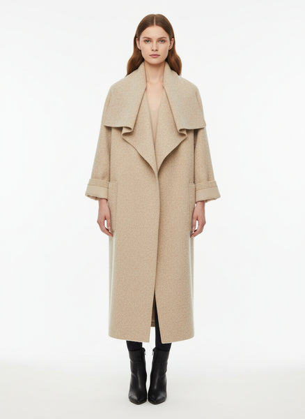 Big Collar Wool Coat