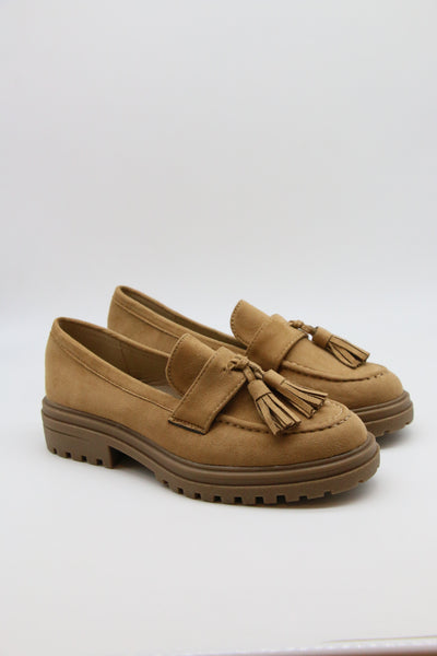 Ultra Suede Loafer With Tassel