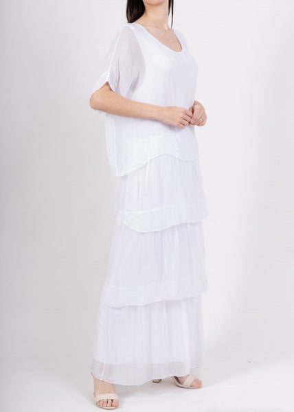 Layered Silk Dress - Italian